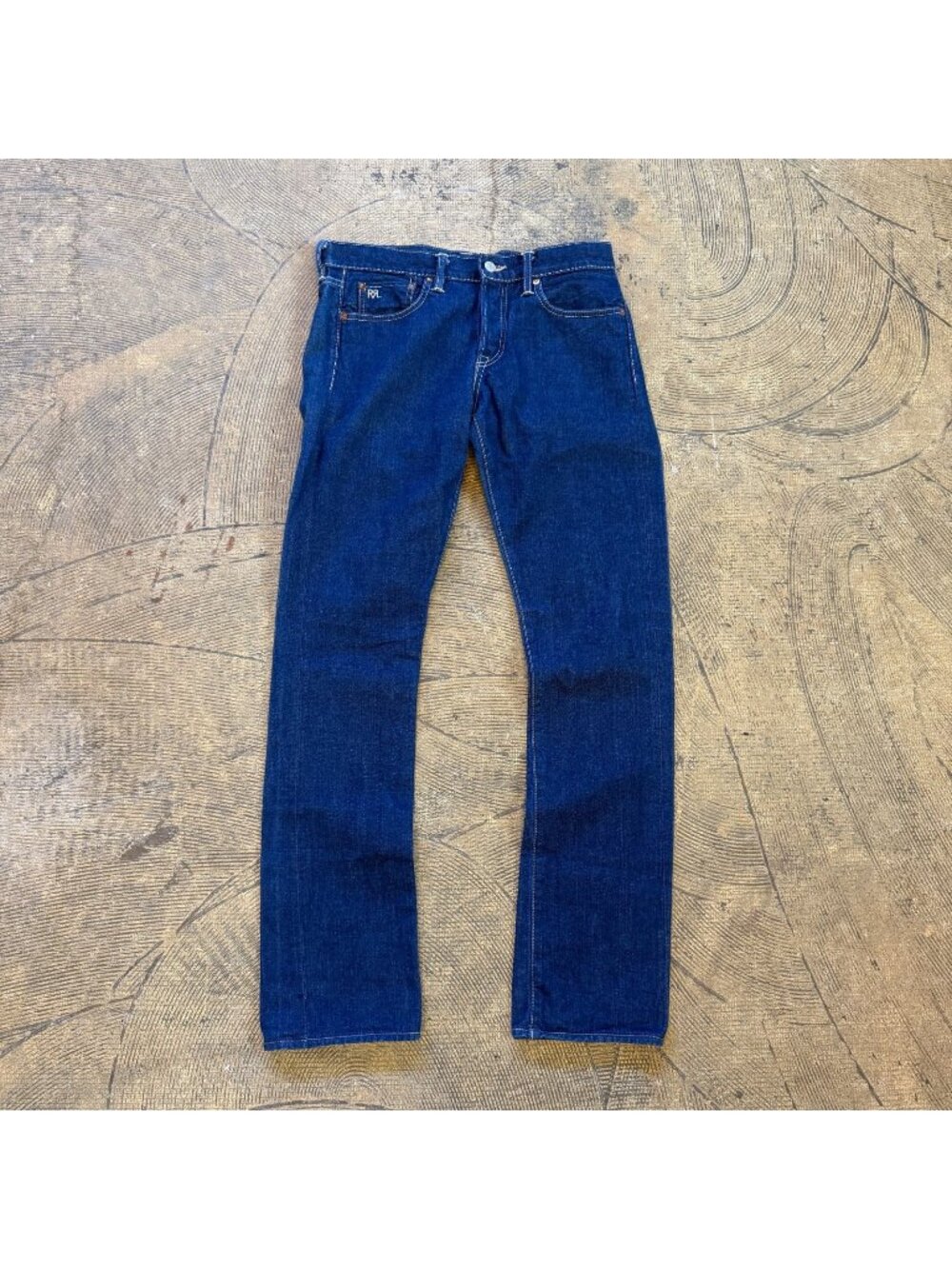 Double RL RRL Sun Bleached Lee Selvedge Denim 29/33